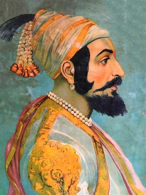 Tallenge Chhatrapati Shivaji Raje Bhosale Portrait Painting Small Paper ...