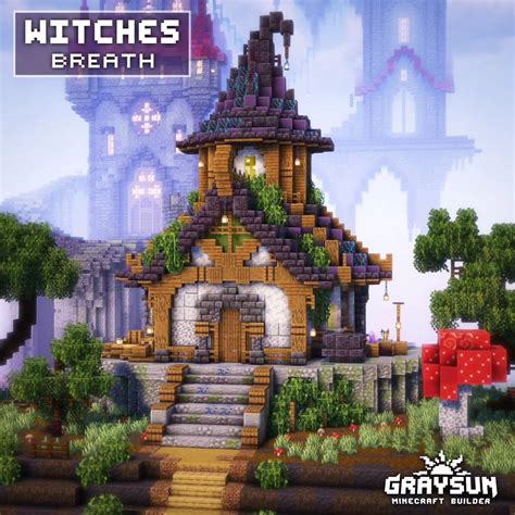 Graysun | Minecraft Builds on Instagram: "Minecraft - Witch hut 🔮 ...
