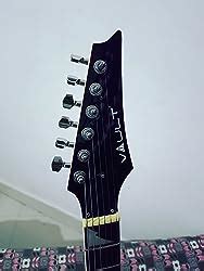 Vault RG1 Soloist Premium Electric Guitar - Transparent Black : Amazon ...