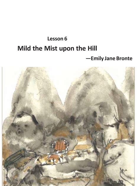 Mild the Mist Upon the Hill|Emily Jane Bronte|West Bengal board class 9 ...