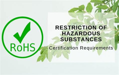 RoHS Certification | RoHS Compliance - IAS Nigeria