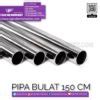 Pipa Bulat Panjang 150 cm – Pipa Bulat Panjang 1.5 m Warna Chrome | RAK ...