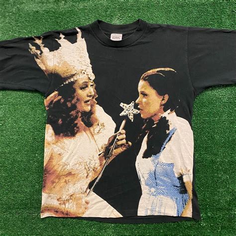 Wizard of Oz Vintage 90s Movie T-Shirt Size:... - Depop