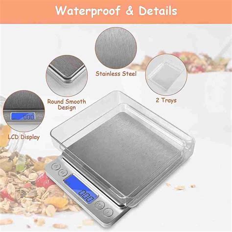 Kitchen Scale 500g by 0.01Gram/0.001Ounce Small Digital Food Scale ...