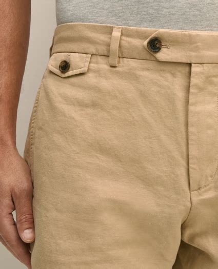 Men's 7" Cotton-Linen Shorts | Brooks Brothers