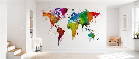 Watercolour World Map 的图像结果