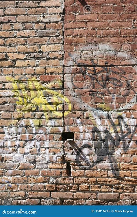 Brick Wall Graffiti