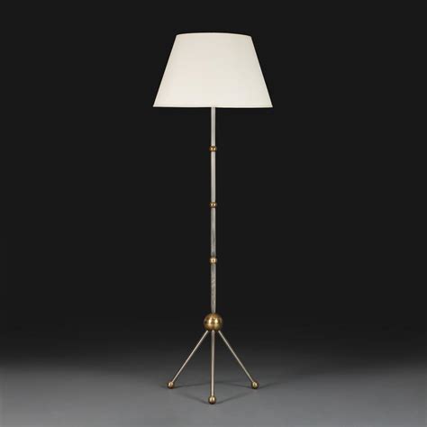 A Steel and Brass Sputnik Floor Lamp | BADA