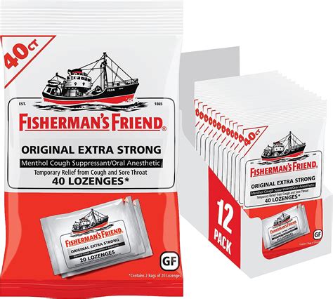 Amazon.com: Fisherman's Friend Cough Drops, Cough Suppressant and Sore ...