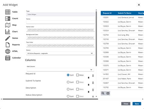 Image result for Table Widget JavaScript
