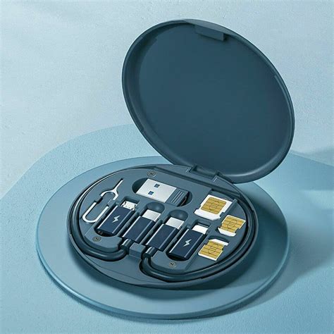 JIG'sMART All-in-One Quick Charging Data Cable Storage Kit and Hidden ...