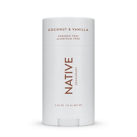 Native Natural Deodorant, Coconut & Vanilla, Aluminum Free, 2.65 oz ...