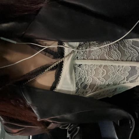ZARA white/ecru lace corset / size small (smallest... - Depop