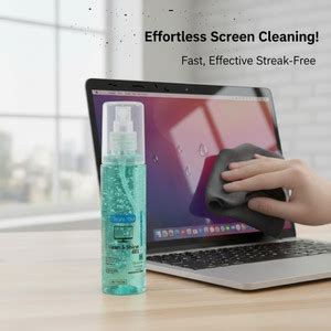 WipeRight Screen Cleaner Liquid – Safe for Laptop, Mobile & TV for ...