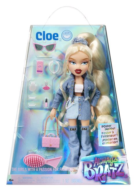 Alwayz Bratz Cloe Fashion Doll with 10 Accessories and Poster ...