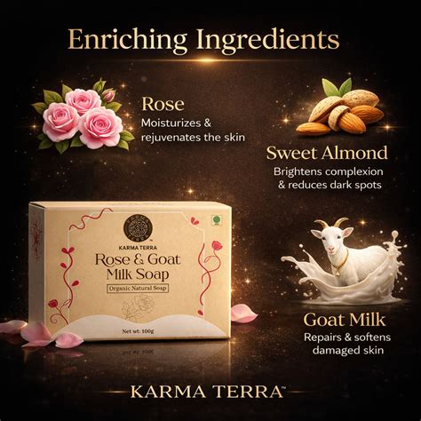 Karmaterra Sugandhim Nature's Touch Goat Milk Soap | Luxurious 100% ...