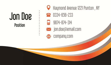 Name Card Sample 的图像结果