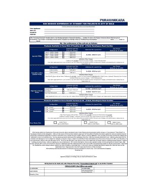 Fillable Online NON-BINDING EXPRESSION OF INTEREST FOR PROJECTS IN CITY ...
