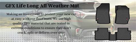 GFX Life Long Car Mats for Mahindra XUV 700 Automatic- 5 Seater – CARPLUS