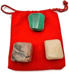 EXCEL Rohodonite, Moonstone,Malachite Tumbled Healing Crystals Set of 3 ...