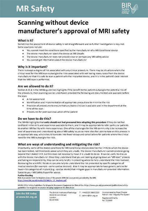 Mri Safety