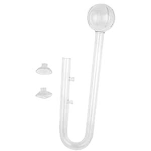 ABHAY TRADING Aquarium Planted Glass Outflow Inflow Lily Pipe Tube with ...