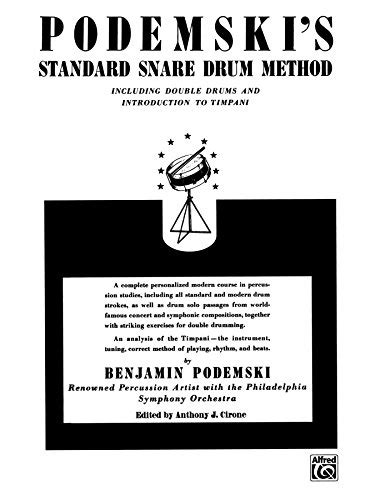 Podemski's Standard Snare Drum Method: Including Double Drums and ...