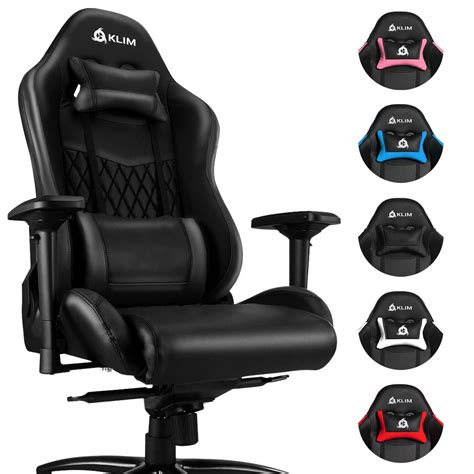 KLIM Esports Gaming Chair with Back & Head Support + Ergonomic Computer ...
