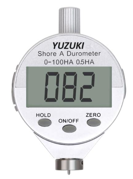 YUZUKI Digital Shore A Durometer – DRHTA-E Model | 0–100 HA Range, 0.5 ...