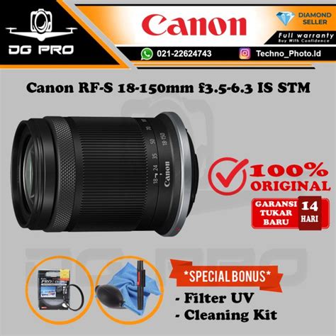 Jual Canon RF-S 18-150mm f3.5-6.3 IS STM Lens for EOS R - EOS RP - RFS ...