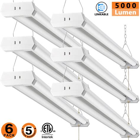Buy 4FT Led Shop Light for garages, 42W 5000LM, 6000K Daylight White ...