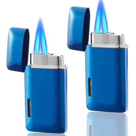 Buy Futlidys 2 Pack Mini Jet Lighter, Double Flame Butane Lighter with ...