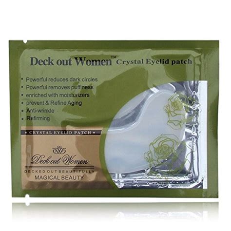 2pcs Face Care Crystal Eyelid Patch Collagen Eyes Masks Remove Black ...