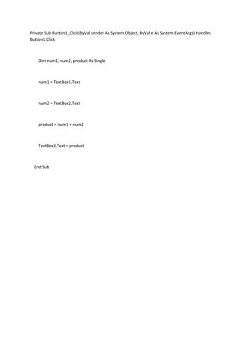 Image result for Visual Basic Simple Calculator Code