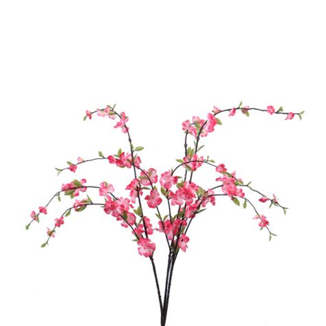 Artificial Cherry Blossom Flower Stick (100 cm, Pink) – Alamkari