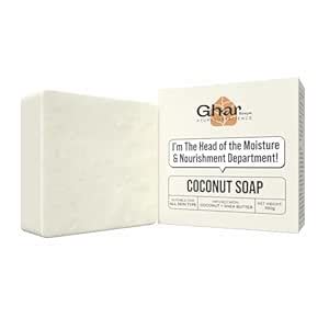 Buy Ghar Soap Coconut Soap with Shea Butter| All Skin Types ...