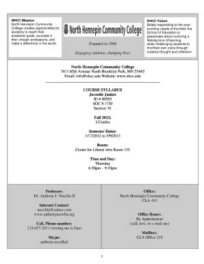 Fillable Online anthonynocella NHCC Mission NHCC Values ...