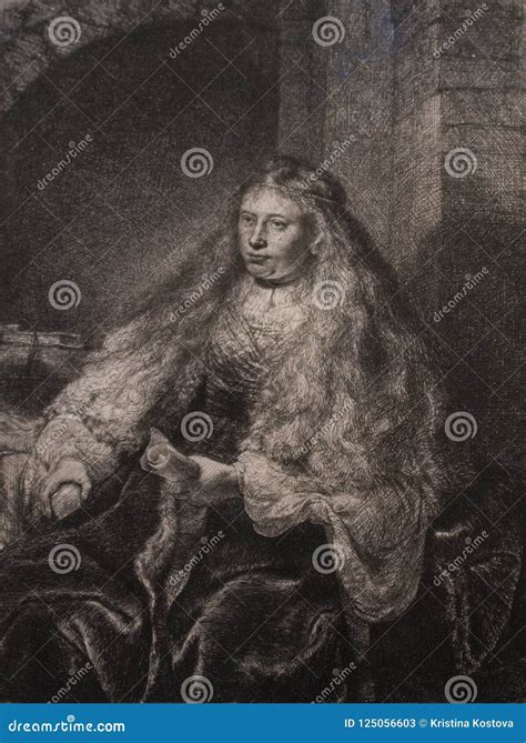 The Great Jewish Bride by Rembrandt Editorial Stock Photo - Image of ...