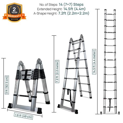 Buy Aluminum Extension Ladder Online | Portable Folding सीढ़ी
