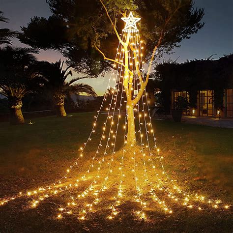 Magotan Outdoor Christmas Decorations, 350 LED Christmas Lights with 9 ...