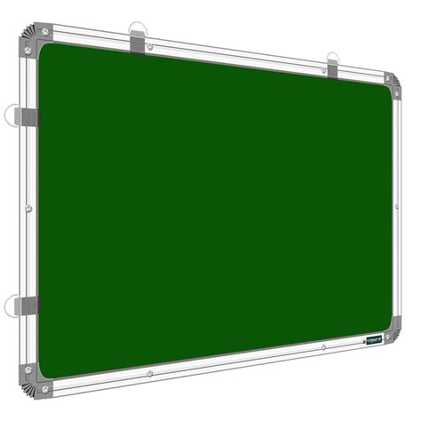 SHELFKING Non-Magnetic 3x4 Feet (35x48 Inch) Double Sided Chalkboard ...