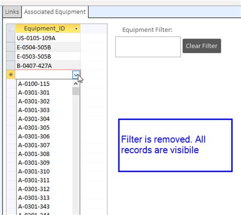 Filtering an Access Report Using Combo Box 的图像结果