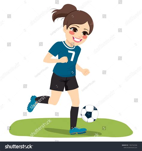 Girls Football Cartoon 的图像结果