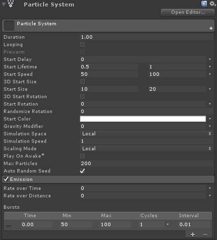 Image result for How to Activate Particles in Unity Code