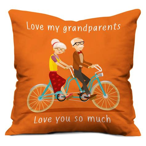 Buy Indigifts Love My Grandparents Quote Cute Granddad Grand-mom ...