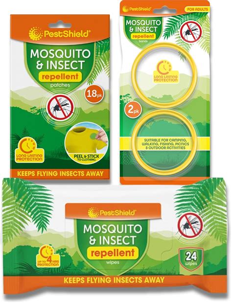 Mosquito Repellent Set: Mosquito Repellent Wipes 24pk, Citronella ...