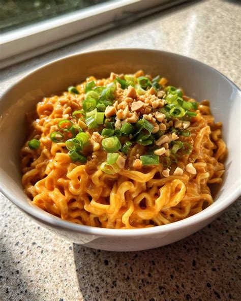 Spicy Peanut Butter Ramen: 2 Amazing Bowls - Forkful Heaven