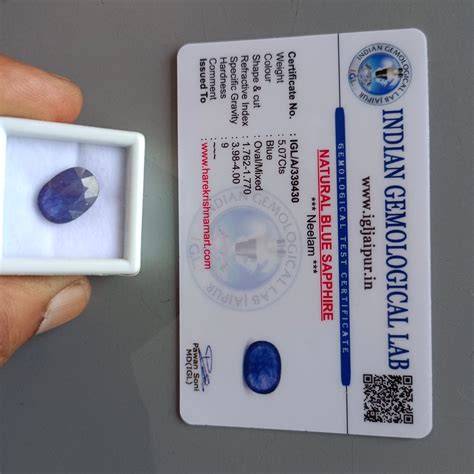 Neelam Gemstone | Blue Sapphire Stone Benefits 9-10 / Bangkok – Hare ...