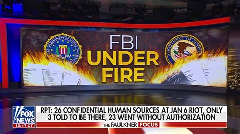 FBI under fire over Jan. 6: 26 confidential sources at riot, IG reports ...