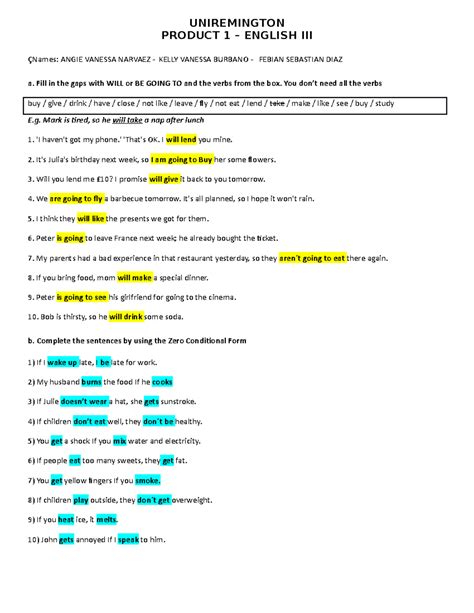 Producto 1 Ingles - ninguna - UNIREMINGTON PRODUCT 1 – ENGLISH III ...